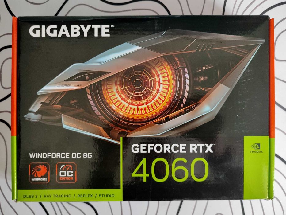 Видеокарта GIGABYTE RTX 4060 Windforce OC 8Gb