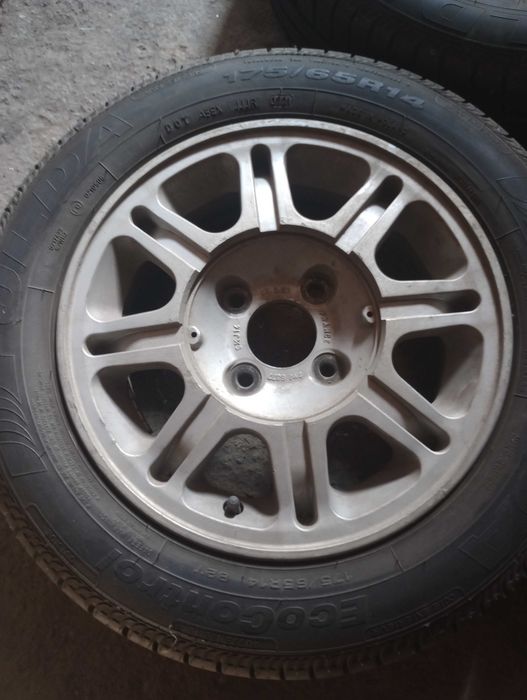 Лети джанти 14 цола + комплект летни гуми FULDA