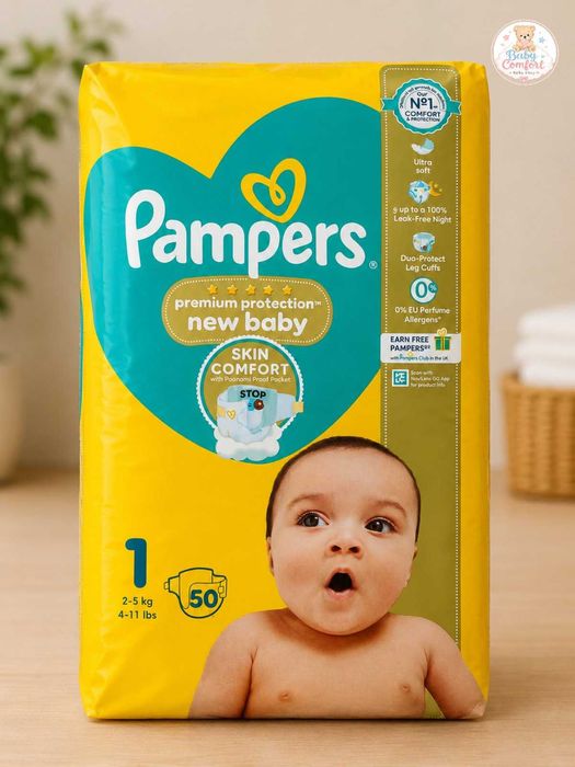 Памперси Litlle Angels, Mamia, Pampers, Dunnes внос от Англия