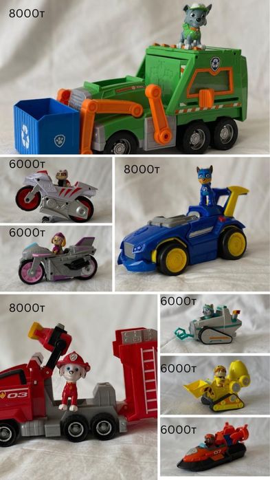 Продается коллекция щенячего патруля