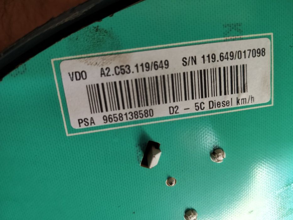 Ceas bord 9658138580 pentru Peugeot 407