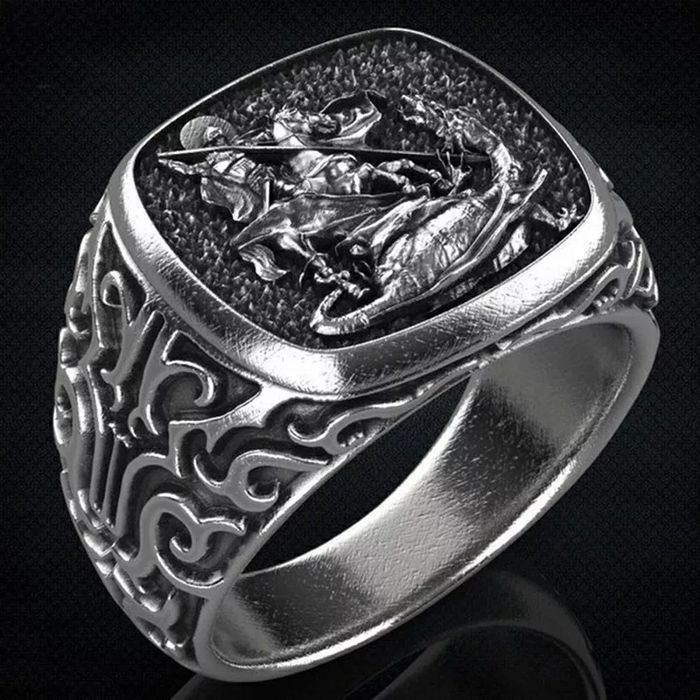 Винтажное серебрянное кольцо .