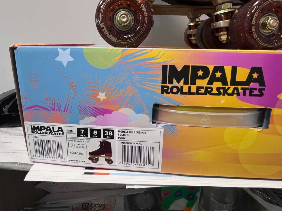 Дамски Ролкови Кънки Impala Impala Quad Skate Plum