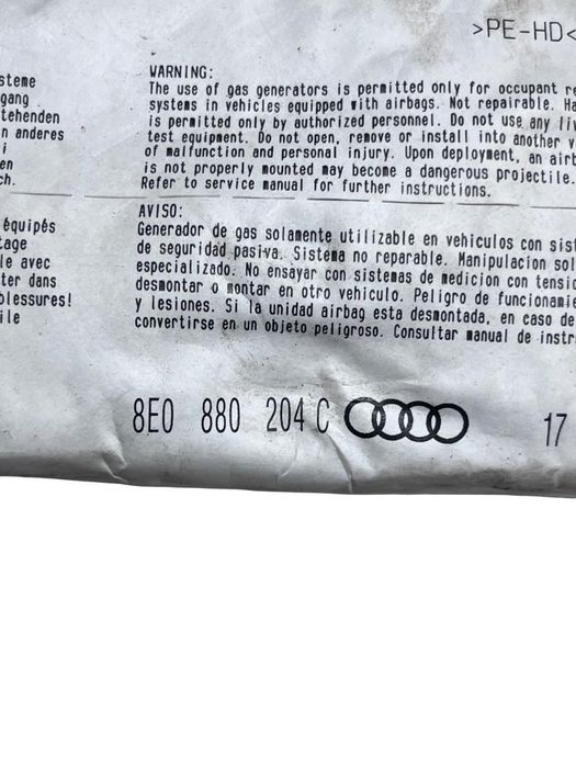 Airbag Pasager Audi A4 Convertible 8H7, B6, 8He, B7 2002 - 2009