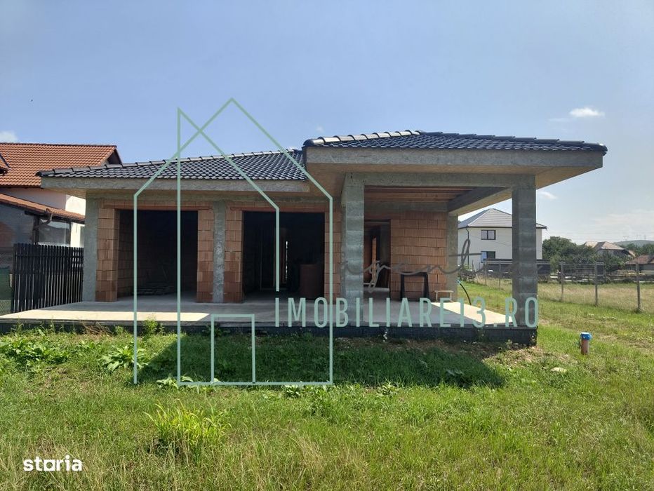 Casa noua de vanzare, 3 dormitoare, pe un nivel, Petresti, Sebes, Alba