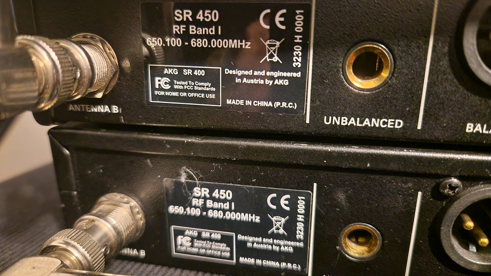 AKG wireless WMS 450 capsula D5