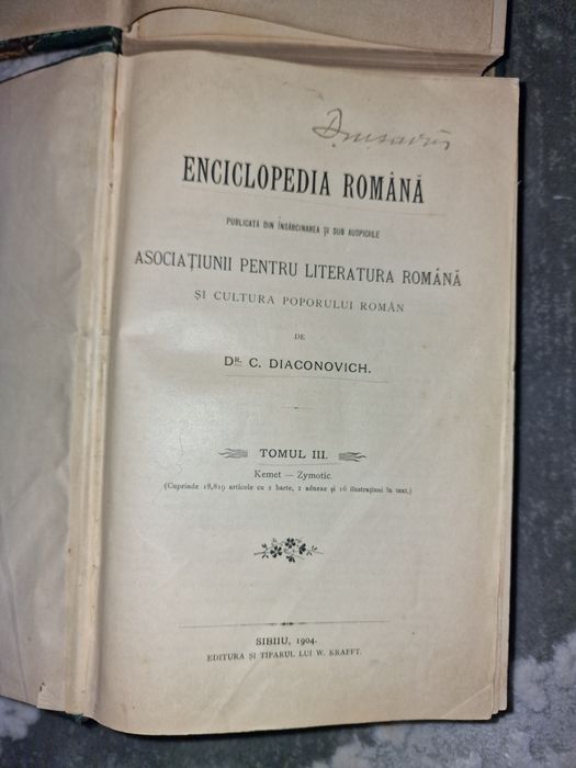 Cărți vechi an 1898