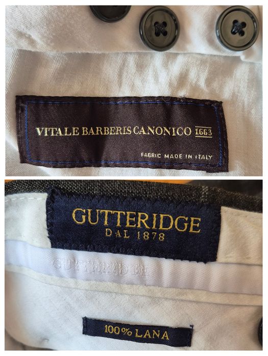 Pantaloni premium Gutteridge, Vitale Barberis Canonico, Lână, Bărbați - 54