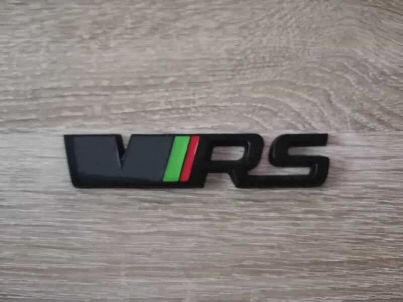 черна емблемa Skoda VRS