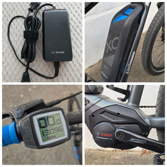 Bicicleta electrica Vulcano 500 roti 27.5x2.4 asistata cu portabagaj suspensie fata