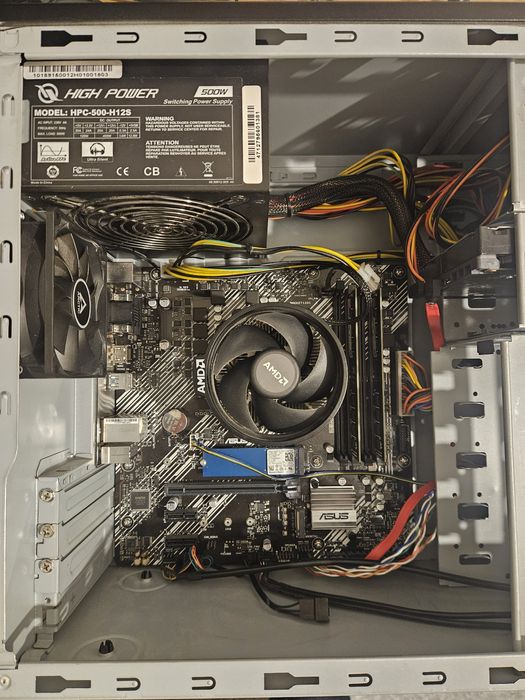 PC Office si eSports Gaming - 5700G - 16Gb DDR - 256Gb NVME - 1Tb HDD