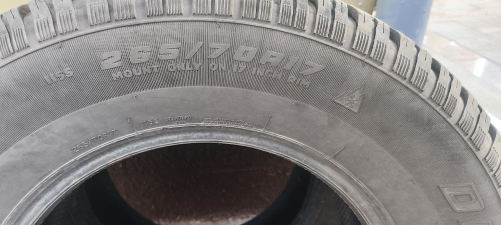 Шина зимняя 265/70R17,