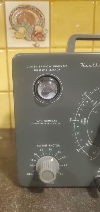 Heathkit Condenser Checker Model Daystrom Type C3 Nr 23, impecabil