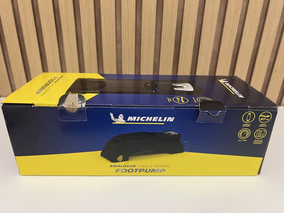 Pompă de picior Michelin Analogue Single Barrel Foot Pump