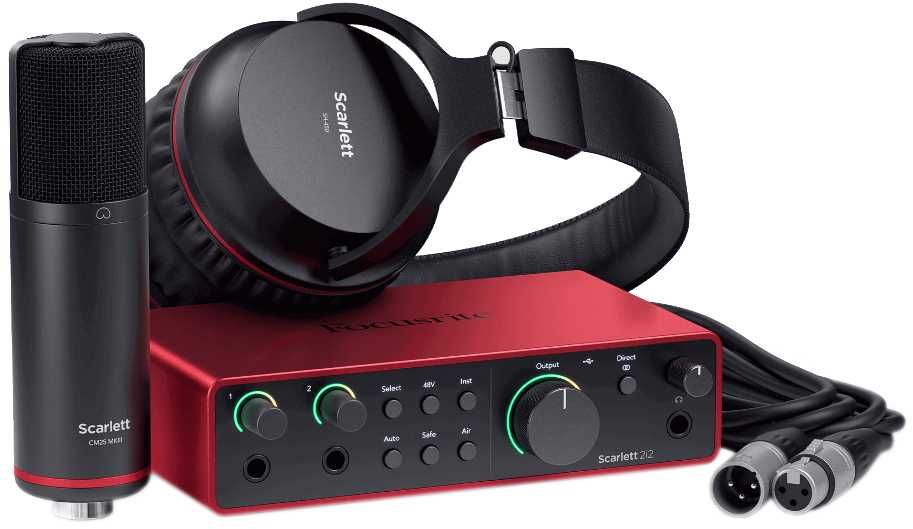 Студийный комплект Focusrite Scarlett 2i2 Studio (4th Gen)