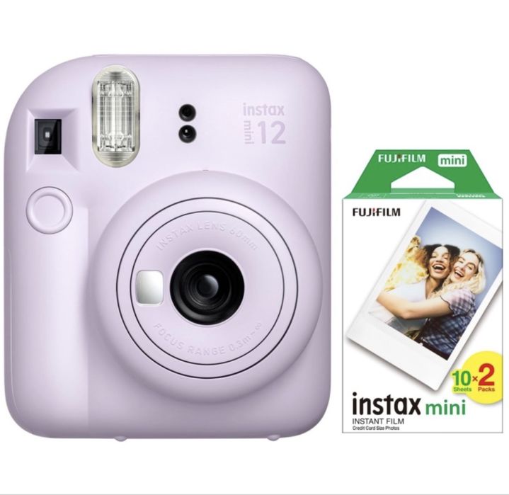 Instax 12 mini( розовый)
