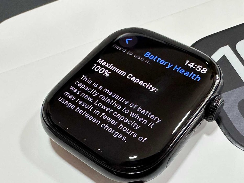 Apple Watch Series 10 46mm Jet Black Батерия 100%