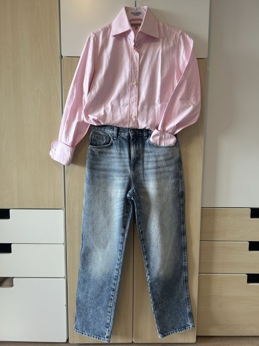 Джинсы и рубашки для девочек на рост 158 см