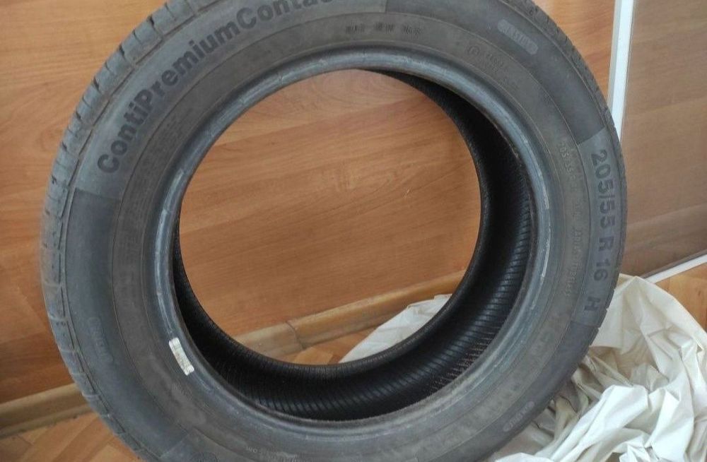 Продам б.у. шины continental лето состояние разное 4 шины