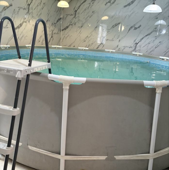 Баня сауна с бассейном