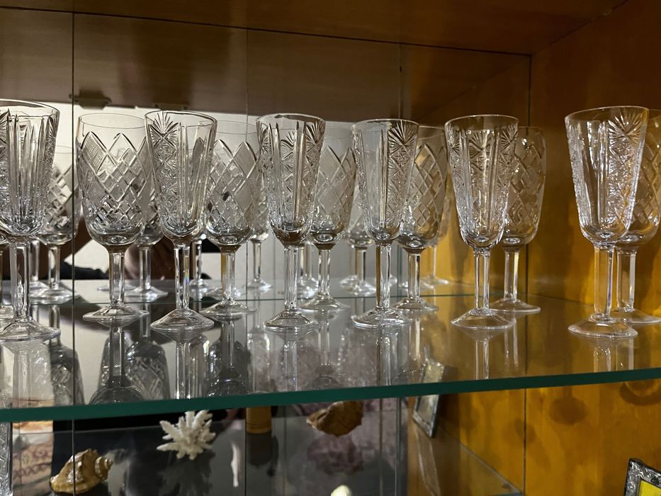 Бокалы хрусталь 11 шт