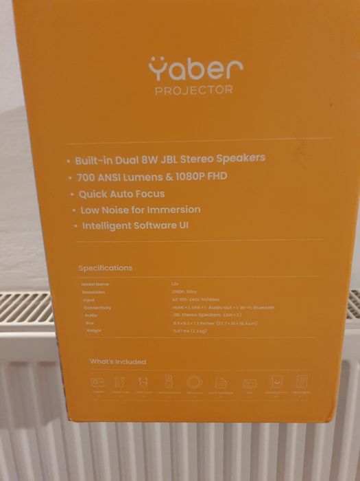 VideoProiector Yaber Projector L2s Nou Sigilat