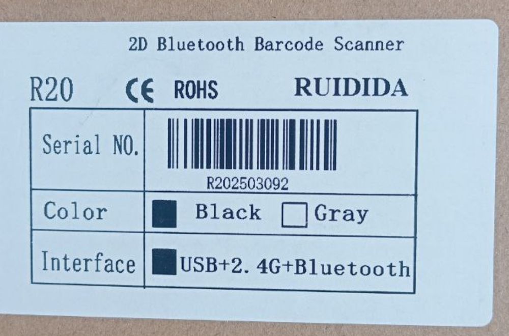 Skayner штрих сканер скайнер сканер Ruidida r20 2d