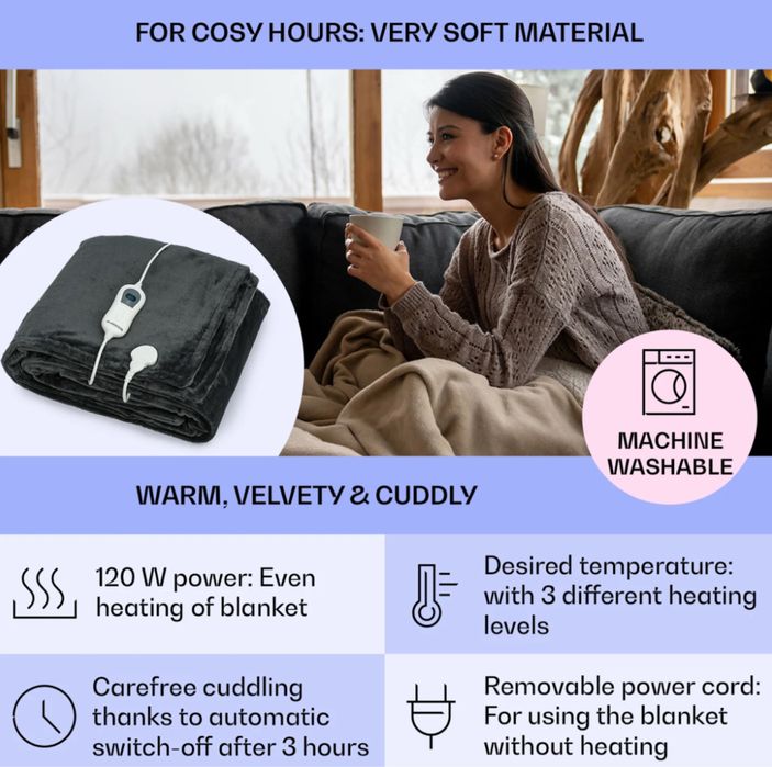 Електрическо/затоплящо одеяло със ръкави