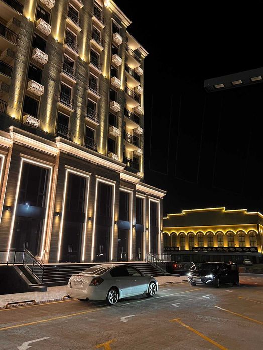 Фасадное освещения ,Фасадни ёртиш ишлари