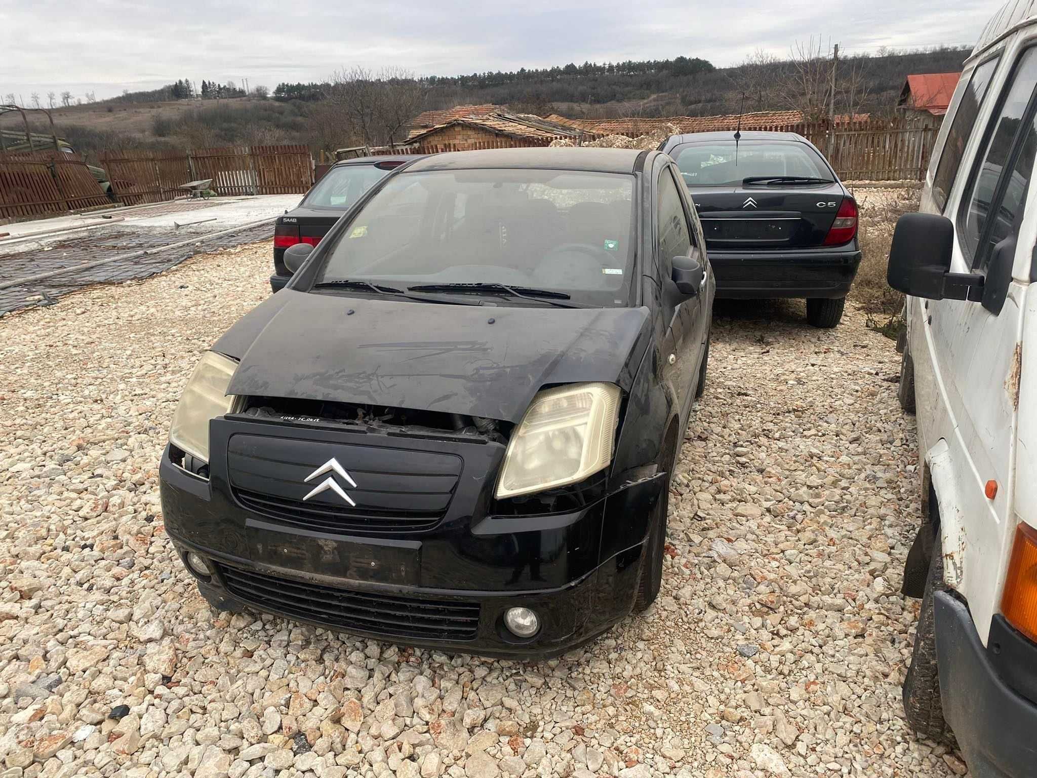 Citroen c2 1.4i на части ситроен ц2 1.4 бензин гр. Добрич в.з. Лозята ...