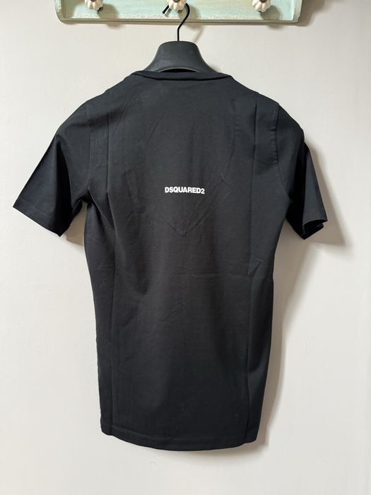 Черна дамска тениска DSQUARED