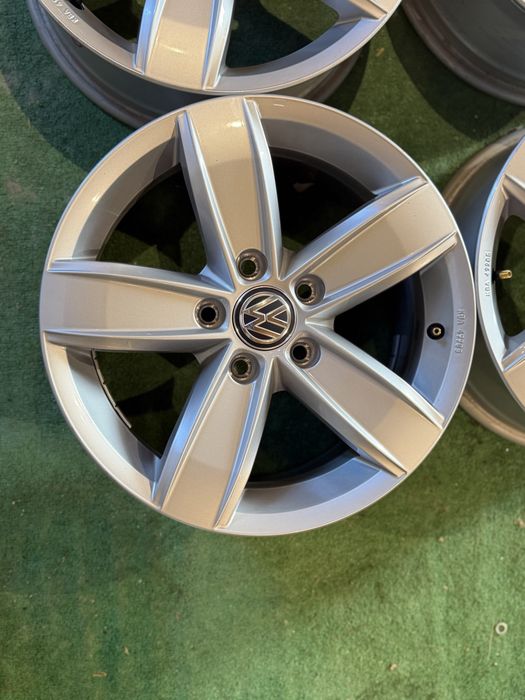 Jante Aliaj 16 Noi 5x112 Original Vw Passat B8 Golf T-Roc Touran Sharan Skoda Octavia Superb Seat Leon Audi a3
