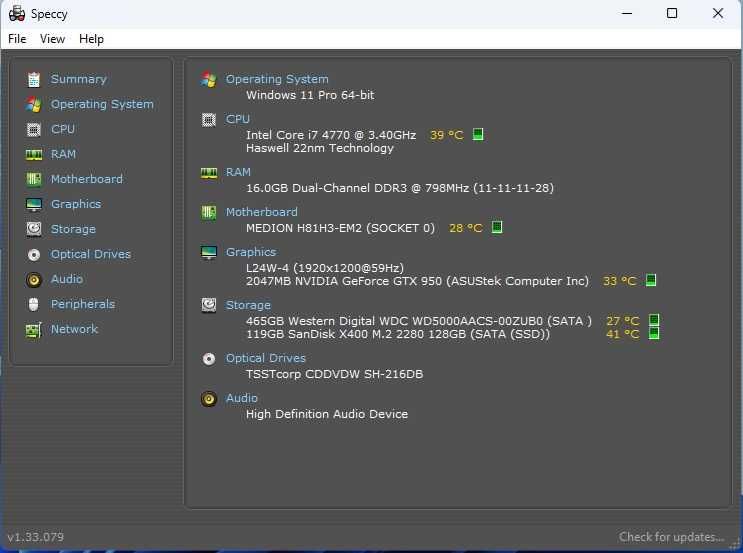 Calculator Unitate PC Gaming Medion I7 4770 SSD Ram 16Gb GTX 950