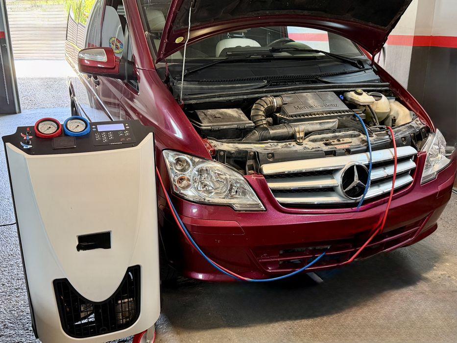 Incarcare freon R134A * instalatii aer conditionat auto