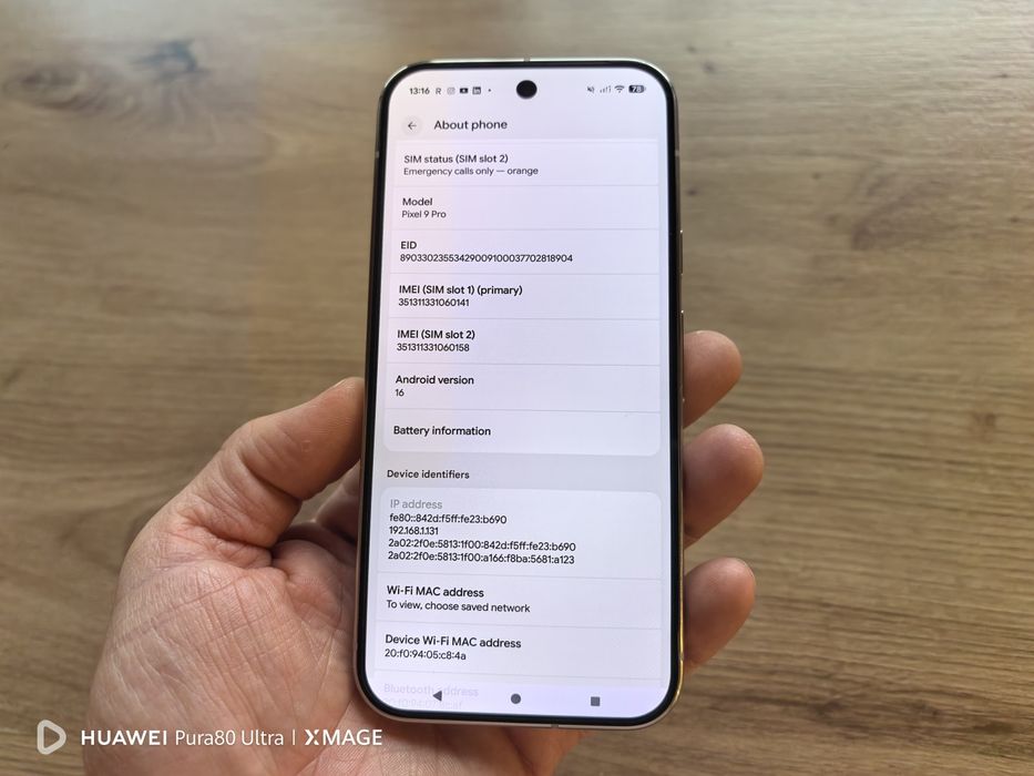 Telefon Google Pixel 9 pro alb impecabil ideal pentru  fotografii