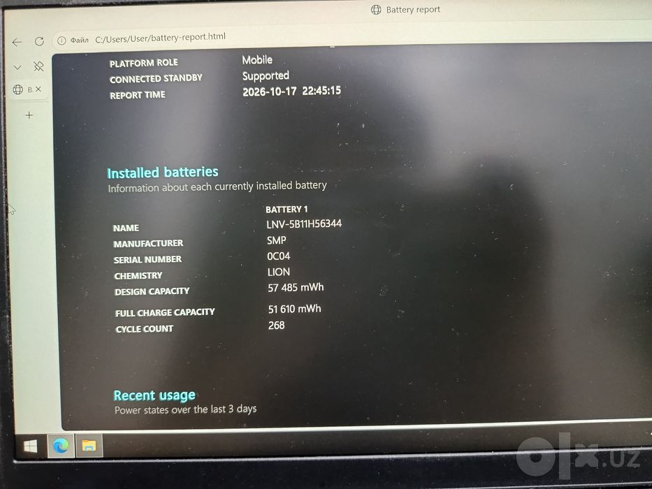 Lenovo ThinkPad c14 i5-1245U(12-avlod) 8/256gb xotira