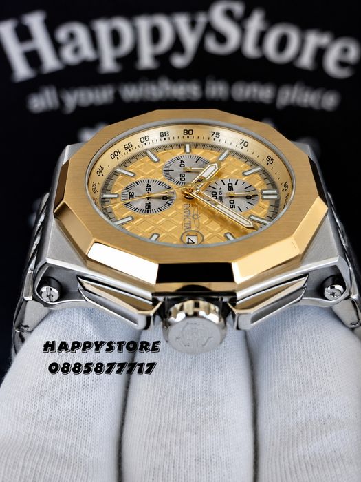 INVICTA Akula steel Gold dial 48 mm, Инвикта нов мъжки часовник