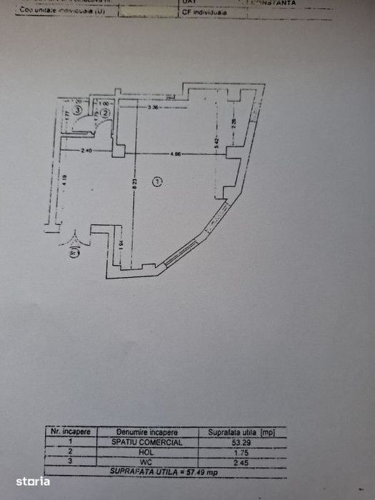 Spatiu Comercial 58Mp   |   Strada Dezrobirii   |   Academia Navala