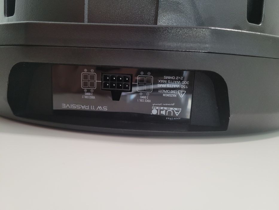 Subwoofer pasiv roata de rezerva Audio System, 150 W RMS, 300 W MAX