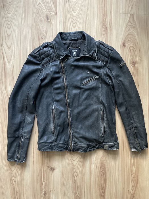 tigha / мъжко кожено(естествена) яке XL