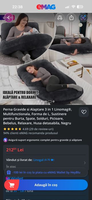 Perna gravida si alaptare 3 in 1