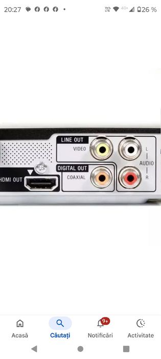 dvd player Sony~dvp-sr760h