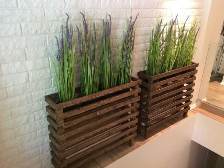 Деревянные ящики для цветов, кашпо для цветов, подставки под цветы