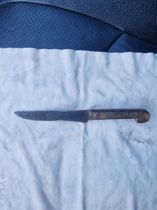 Нож маркировка рогова дръжка