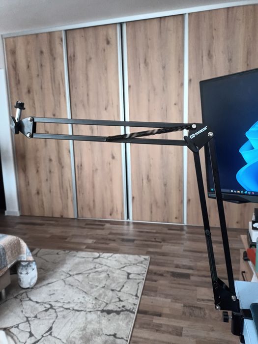 Brat microfon ajustabil, negru