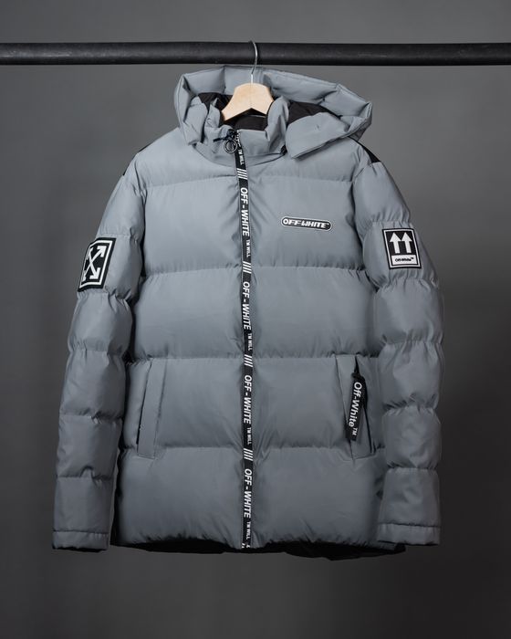 Мъжко яке OFF - White