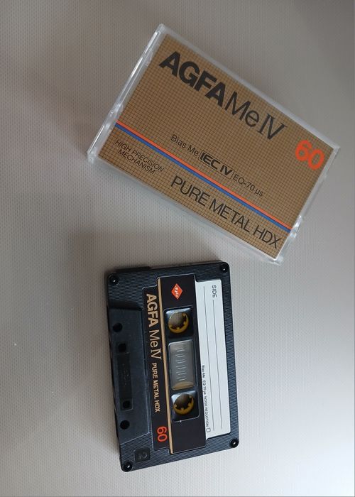 Casetă audio Metal Agfa HDX de 60min