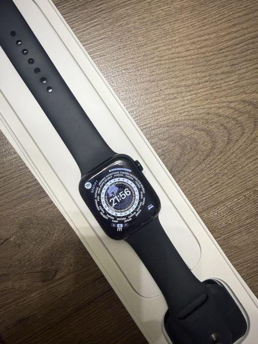 Apple watch 7, 45mm черные