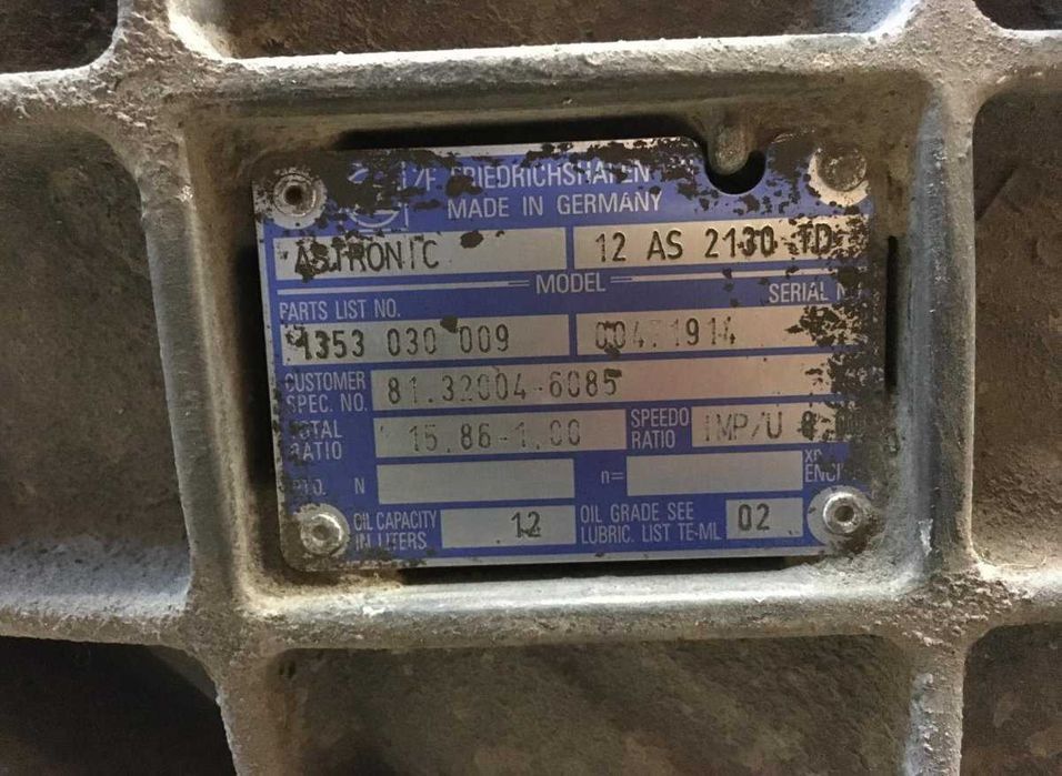 Cutie de viteze MAN 81320046136 ZF ASTRONIC MAN TGS, TGX, TGA