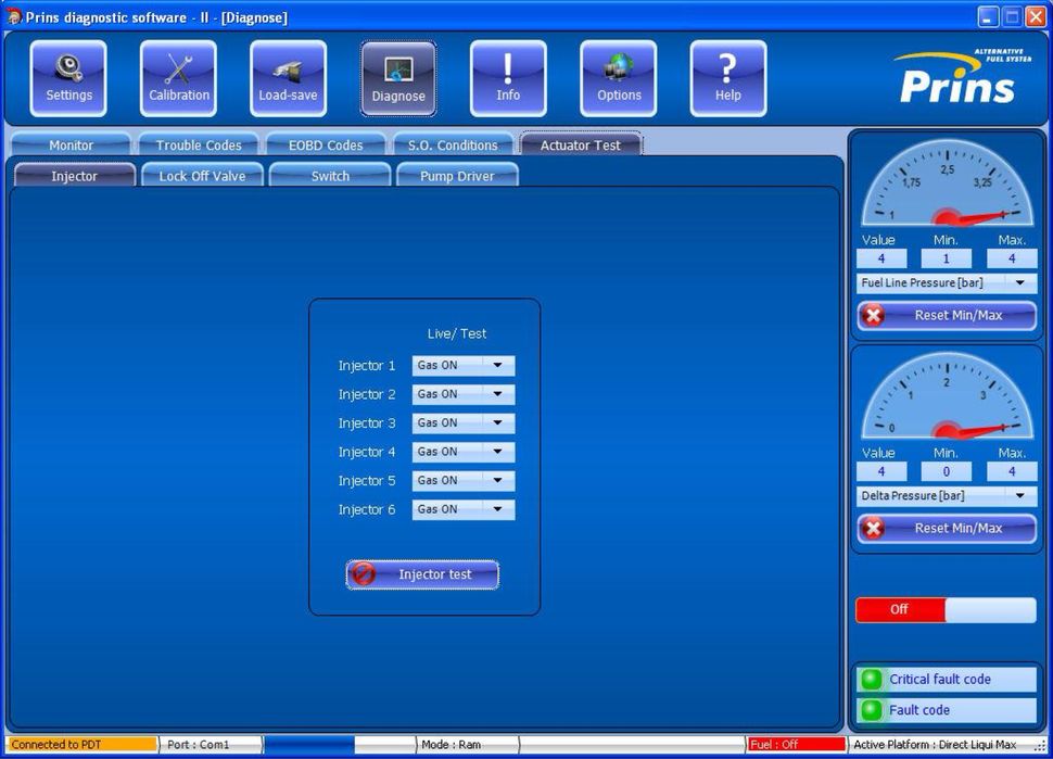 Prins VSI, VSI2/3DI,  Диагностика, Ремонт и Поддръжка
